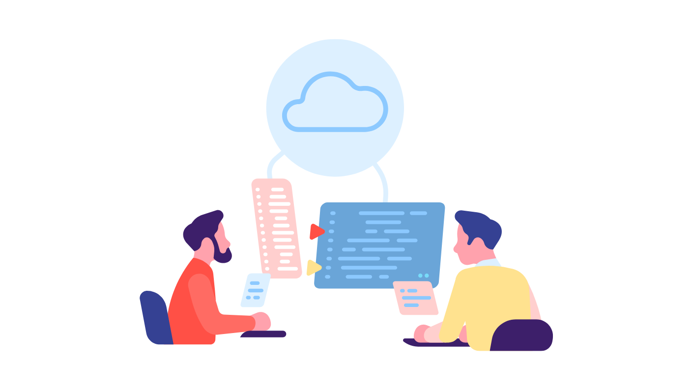 men in office sitting at a table